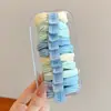 Banda para el Cabello Azul Sal Marina de Verano para Niños Cuerda Elástica Alta para Coleta Apariencia Elegante Cuerda para el Cabello de Coleta Alta Accesorios para el Cabello Tocado