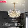 Lustre de cristal de luxo leve para sala de estar, lâmpada para sala de jantar, quarto, lâmpada atmosférica para sala de casa, lâmpada de cristal LE, iluminação por atacado