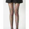 Medias con Estampado de Lentejuelas Mariposa Colorida Universo Cielo Estrellado Punto Lazo Medias Negras Verano para Mujer Finas Anti-Desgarro