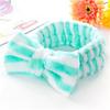 Diadema Elástica Gruesa Estilo Coreano para Lavado Facial, Diadema Elástica Gruesa de Franela, Linda Diadema de Felpa para Maquillaje Facial, Accesorios para el Cabello para Hombres y Mujeres
