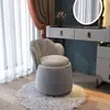 Cadeira de Maquiagem Luxo Leve para Casa Quarto Cadeira com Encosto Banco com Armazenamento Banco de Maquiagem Banco de Maquiagem Rodinhas Cadeira de Manicure Celebridade da Internet
