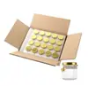 Amazon Botella Hexagonal de Miel de Vidrio de 45ml Frasco Sellado Botella de Miel para Boda Set de Souvenir Botella Pequeña de Mermelada