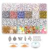 Miçangas de vidro 3mm 8/0 tipo arroz material para DIY feito à mão pulseira colar anel ferramentas para fazer joias brinquedos para pais e filhos