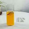 Taza Minimalista Estilo Ins de Vidrio de Borosilicato Alto, Taza Cuadrada Recta Ligera para Café, Taza para Té de Frutas, Vaso para Bebidas Largas, Vaso para Cócteles