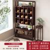 Estante de almacenamiento para mueble de té Bogu Stand, nuevo juego de té de estilo chino, maceta de arena morada, estante de exhibición de adornos artesanales de madera no maciza.
