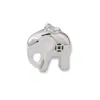 Pingente de Elefante Auspicioso Prata Esterlina Banhada a Prata Lisa Seiko S925 Pingente para Colar DIY Corrente Clavícula Acessórios de Joia Prateada