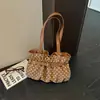 Bolsa de ombro/axila grande, chique, plissada, de bolinhas, estilo coreano, moderna, 2026, casual, nova, para mulheres