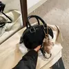 Bolsa Pequena Estilosa, de Aparência Sofisticada, Estilo Coreano para Mulheres, Nova Bolsa Transversal Tendência 2026, Bolsa de Mão Casual da Moda, Bolsa Bowling