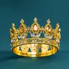 Corona de Cumpleaños Fiesta Transfronteriza Flor Pastel Vacaciones Corona Infantil Tiara Diamante de Gama Alta Redonda Corona Pequeña