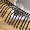 Punto Polié Trenzado Encaje de Borla Larga Estilo Étnico Accesorios de Ropa DIY Decoración de Textiles para el Hogar Cortina Fabricante Mayorista
