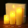 Luz electrónica de vela LED transfronteriza simulación de balanceo barra de vela falsa iluminación guía para bodas restaurantes venta al por mayor