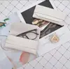Estuche de Cuero para Gafas, Elegante Estuche Plegable Suave Hecho a Mano, Estuche Portátil de Cuero Suave de PVC, Estuche para Gafas de Sol, Se Puede Imprimir con Logo
