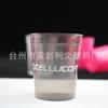 Venta Directa de Fábrica vaso pequeño desechable para vino de 60 ml con polvo de purpurina vaso de plástico PS color sólido vaso pequeño para vino
