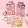 Pegatinas Sanrio Hello Kitty impermeables PET Pegatinas decorativas para diario coolomi doradas pegatinas decorativas de dibujos animados