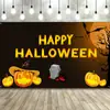Amazon Nuevo Banner de Halloween Decoración de Fiesta del Festival Fantasma Cortina de Puerta Bandera Tela de Fondo para Bandera Se Puede Hacer