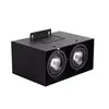 Luz Cuadrada de Aluminio LED, Foco Empotrable de Espectro Completo, Luz de Rejilla Doble/Triple Cabezal Cob Comercial para Techo de Supermercado, Súper Brillante