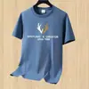 Fabricante de Origem Camiseta Masculina de Manga Curta Tendência Ins Versátil Bonita Simples Verão Tops Masculinos Camiseta Manga Curta