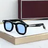 Devaux Óculos de Sol Artesanais Estilo Japonês Moda Transfronteiriça Óculos de Sol Quadrados Retrô Hip-Hop Material de Fibra de Acetato Jm