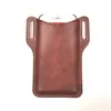 Venda Quente Transfronteiriça Capa Protetora para Celular em Couro Crazy Horse Capa Protetora para Celular para Pendurar na Cintura Bolsa de Cintura para Esportes ao Ar Livre Bolsa para Celular