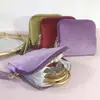Exquisita Bolsa de Almacenamiento para Joyería con Cremallera de Borla, Bolsita para Joyas para Anillos, Colgantes, Pulseras, Bolsa Portátil de Almacenamiento para Joyería