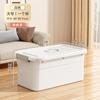 Caja de Almacenamiento para el Hogar de Gran Capacidad para Ropa, Edredones, Juguetes, Artículos Varios con Ruedas y Tapa, Caja de Almacenamiento de Plástico Engrosado