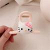 Resina de dibujos animados lindo pasador de pelo de gato KT temperamento femenino parte posterior de la cabeza pinza para el cabello en espiral pinza de tiburón de alta gama accesorios para el cabello