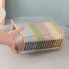 Caja de almacenamiento para teléfono móvil con tapa, a prueba de polvo, cajón de escritorio, almacenamiento de artículos diversos, artefacto para dormitorio, caja de almacenamiento transparente