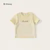 Conjunto de Ropa Infantil Bangxuan para Niñas, Falso Dos Piezas de Encaje con Mangas Cortas, Vestido Blanco de Malla Estilo Pastel, Conjunto de Dos Piezas Moderno para Niños Mayores