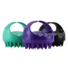 Bestseller transfronterizo: Cepillo suave de silicona para champú para masajear, adecuado para uso tanto en mojado como en seco, no daña el cuero cabelludo, disponible en varios colores, cepillo modelo nuevo