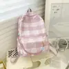 Nova Mochila Xadrez Versátil da Moda Ultraleve Casual para Estudantes do Ensino Fundamental e Médio Mochila de Grande Capacidade Atacado