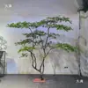 Árbol de Arce Grande de Simulación Planta Verde Biomorfa Lujo Ligero Árbol Falso Simple Planta de Paisajismo Decoración de Escaleras Interiores Entrada Escaparate