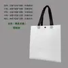 Bolsa Tote de TNT para Loja de Roupas para Jaquetas de Pluma, Grande Sacola de Compras Promocional Ecológica para Primavera e Verão, com Texto Impresso e Fecho de Botão Oculto