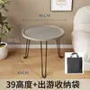 Mesa dobrável para acampamento ao ar livre, mesa de chá, mesa de piquenique portátil, mesa de churrasco ao ar livre, mesa de piquenique espessa e à prova d'água para viagens de carro