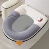 Cubierta para asiento de inodoro, nuevo estilo invierno 2026, forrada de felpa, apta para todas las estaciones, almohadilla impermeable para asiento de inodoro para uso doméstico