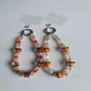 Cadena de Teléfono Móvil de Cristal de Gama Alta Colgante de Lanyard con Cuentas de Vidrio para Teléfono Móvil Cadena Retro para Colgar en la Muñeca Colgante de Ins Bolso