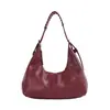Bolso de axila para mujer 2026 retro de un solo hombro gran capacidad versátil para el día a día bandolera nuevo casual de alta gama bolso tipo bola de masa