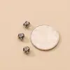 Joias de Prata 925 Atacado Prata Tailandesa Retrô Acessórios DIY Pulseira de Cristal Tendência Nacional 5mm Coração Côncavo Contas Espaçadoras de Prata