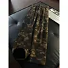 Pantalones Deportivos de Chándal Camuflaje Pesado Americanos para Hombre Otoño Desaliñados Atractivos de Alta Gama Pierna Recta Pantalones Casuales Cleanfit