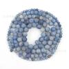 Cuentas Redondas Escarchadas Cuentas Sueltas de Piedra Natural Piedra Ojo de Tigre Ágata Escarchada Jade Cuentas Sueltas Accesorios de Joyería DIY Semiterminados
