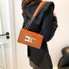 High-end Pequeno Quadrado Bolsa Moda Estilo Ocidental Crocodilo Padrão Bolsa de Ombro Feminina Estilo Coreano All-match Crossbody Bolsa Bolsa Transfronteiriça Trendy