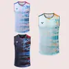 24 nuevas prendas de competición ropa de bádminton chaleco deportivo para hombre sin mangas secado rápido transpirable ropa de tenis de mesa compra grupal impresión