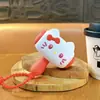 Llavero Colgante Martillo Sonoro de Capibara para Alivio del Estrés, Gadget Popular para Alivio del Estrés, Llavero Colgante de Juguete Pequeño para Mochila Venta al por Mayor