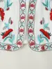 Chaleco floral bordado de estilo étnico transfronterizo de comercio exterior para mujer, bordado de encaje retro, diseño sin cuello de frente abierto, chaleco corto en capas