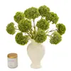 Flores de Hortensia Artificiales, Flores de Bola de Cebolla, Decoración Nórdica para el Hogar Estilo Ins, Flores de Plástico de Diente de León, Arreglos Florales, Materiales Florales