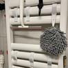 Radiador de baño perchero para abrigos inodoro cesta pequeña gancho para toallas de radiador gancho cilíndrico horizontal para baño