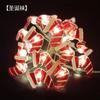 Cordão de Luz Decorativa de Natal LED Transfronteiriço Papai Noel Chapéu Preto Luz Floco de Neve Lanterna Decorativa Cabeça de Veado com Luz Lanterna
