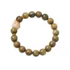 Pulseira de Sândalo Verde DIY Estilo Garra de Gato Queimada em Carvão 1.0 Feminina Contas Budistas Pequena Fresca Literária Pulseira Fabricante Atacado