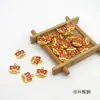Colgante Charm Accesorios para Pulsera DIY Dorado Antiguo Cuenta Pequeña de la Fortuna Accesorio Aleación Paz y Alegría