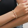 Pulseira de zircão colorida feminina leve de luxo feminino Pulseira de zircão Explosiva Transfronteiriça Europeia e Americana Pulseira do Tesouro Colorida Venda por atacado Multicolor em estoque