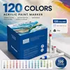 Marcadores acrílicos de 240 colores para pintura infantil, secado rápido, no manchan, aptos para pintar tela, cerámica y metal. Al por mayor en stock